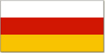 Флаг республики Северная Осетия-Алания